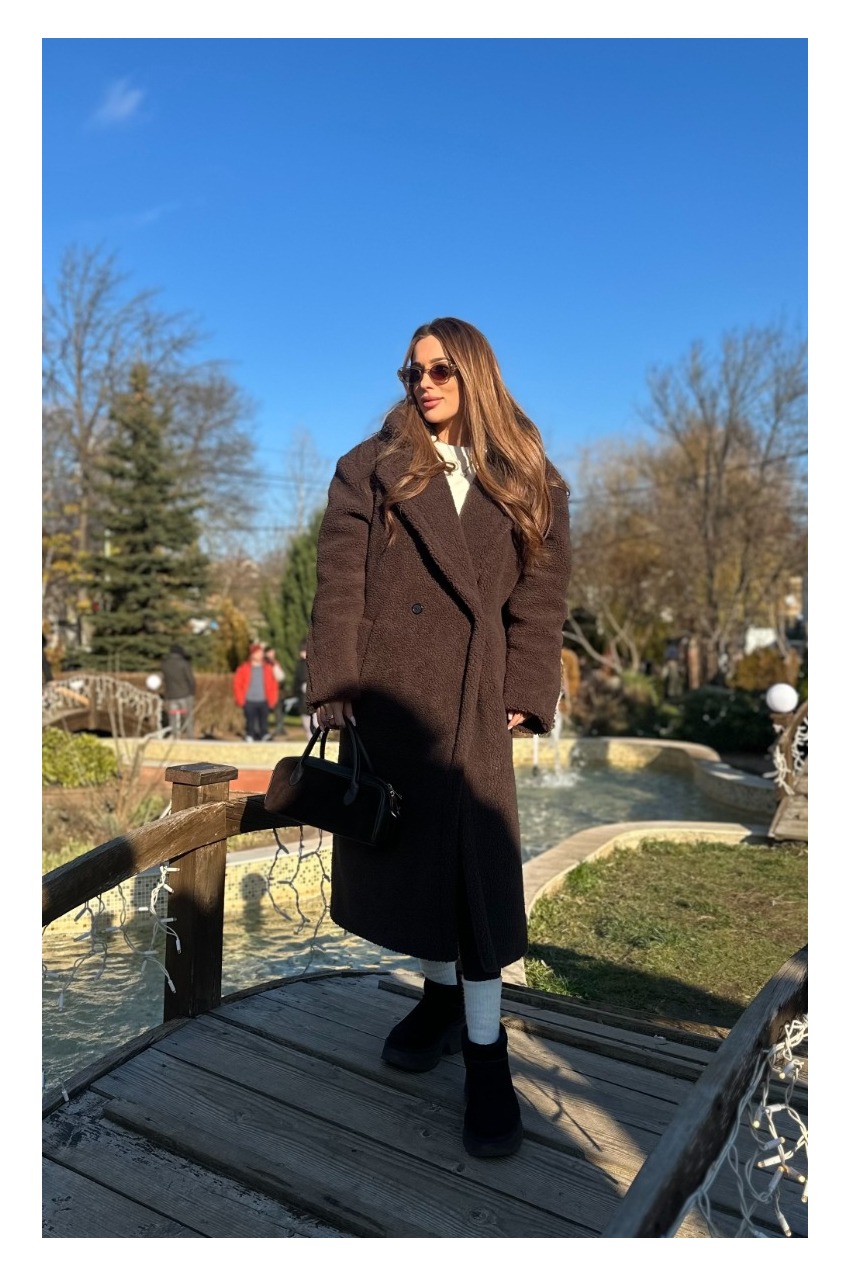 Дамско палто Какао