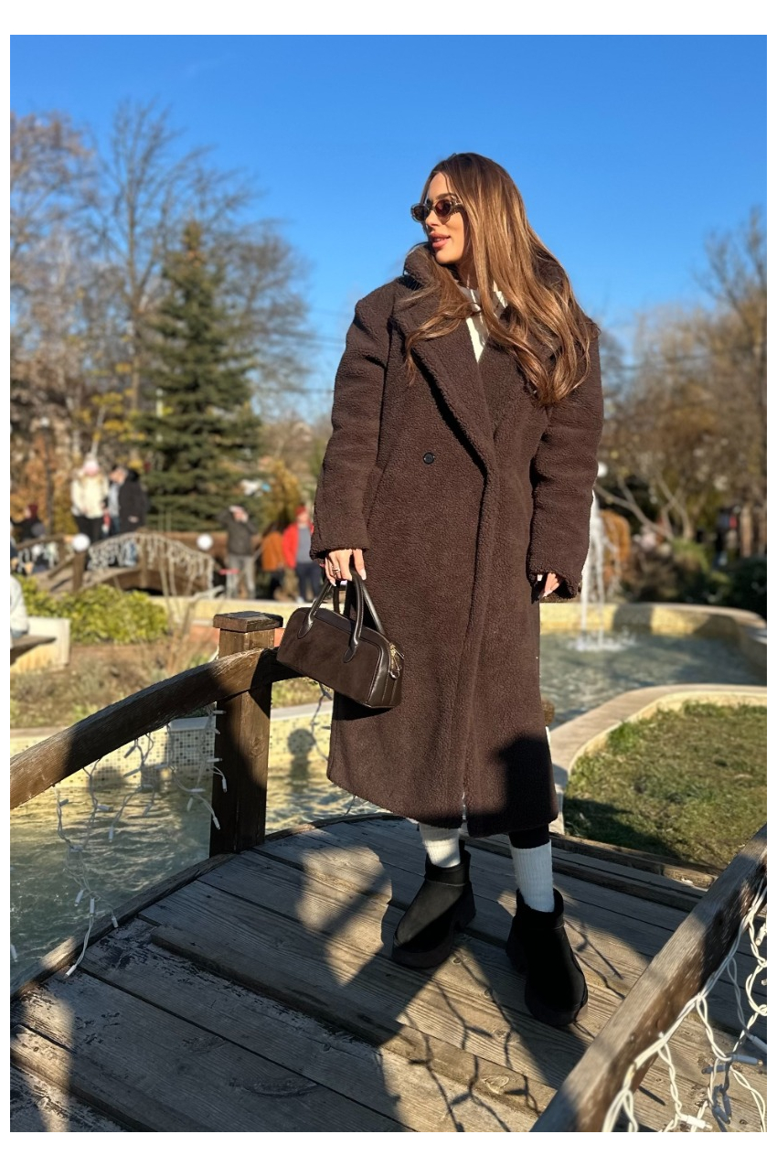 Дамско палто Какао