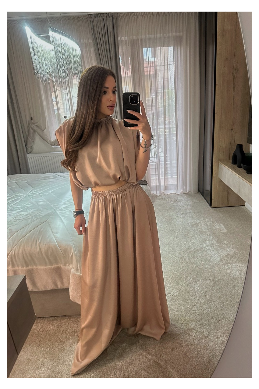 Елегантен сатенен сет Мандала