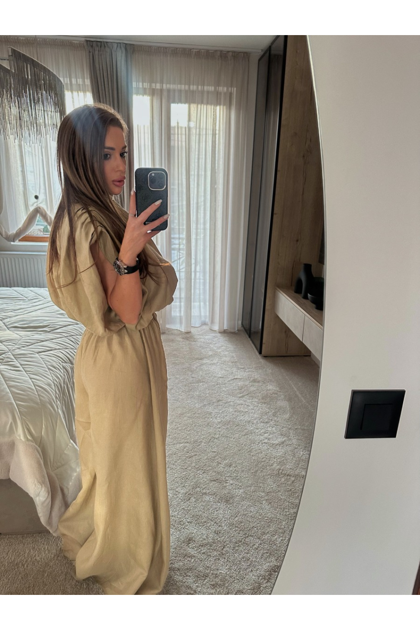 Елегантен ленен сет Мандала