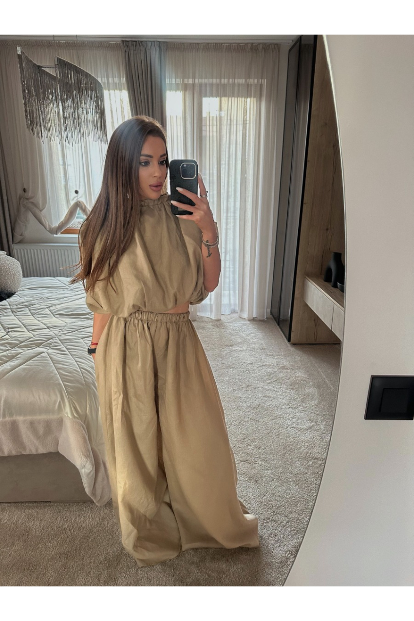 Елегантен ленен сет Мандала