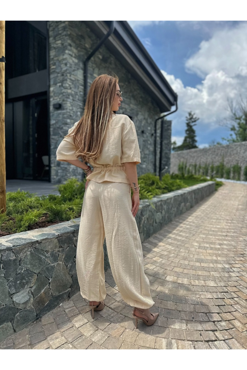 Елегантен сет с риза Yellow Muse