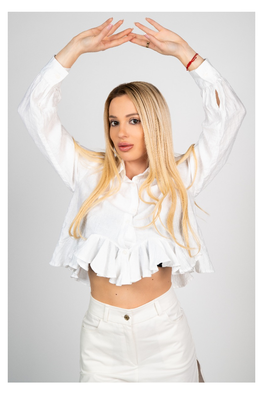 Елегантна къса риза Белла