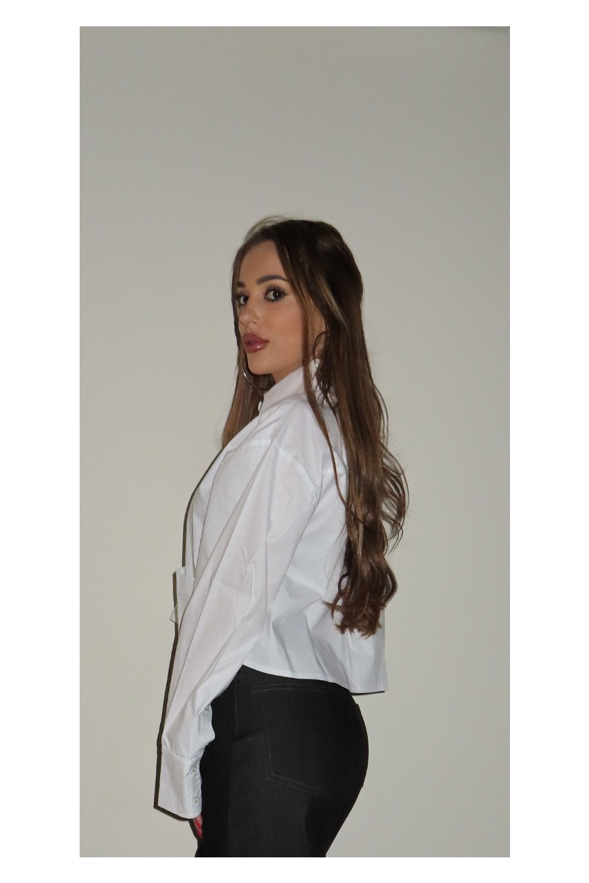 Елегантна риза Бела