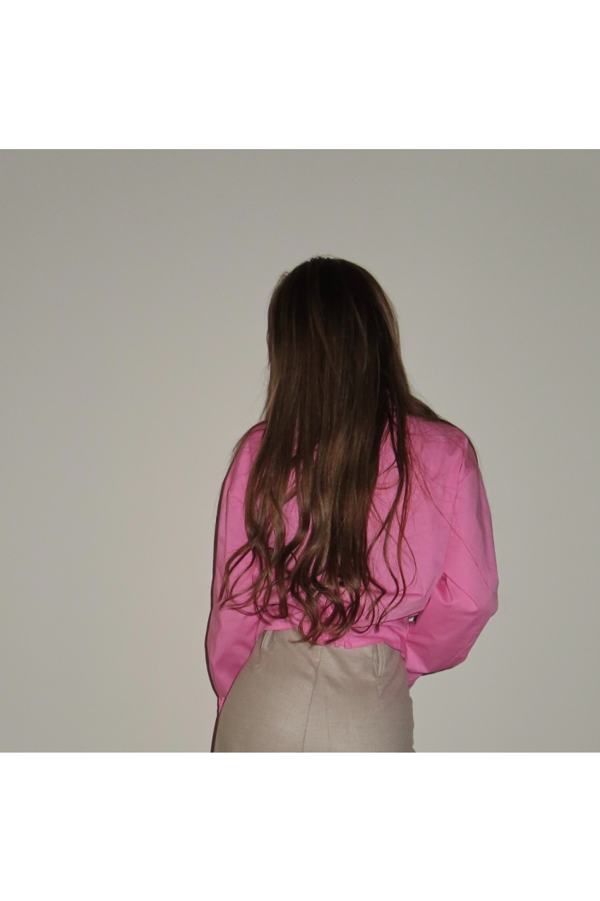 Елегантна риза в розово