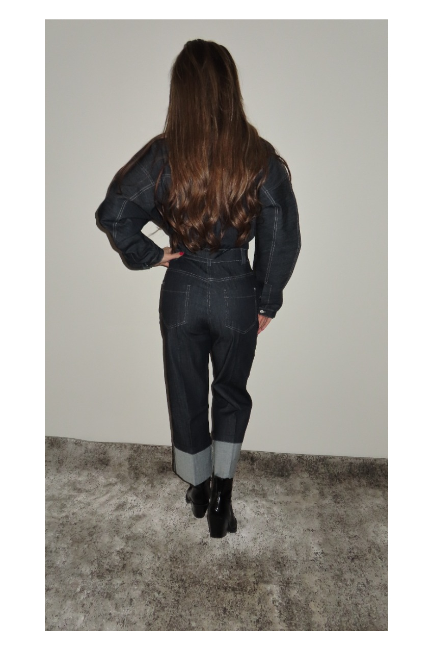 Дънков комплект с яке Деним