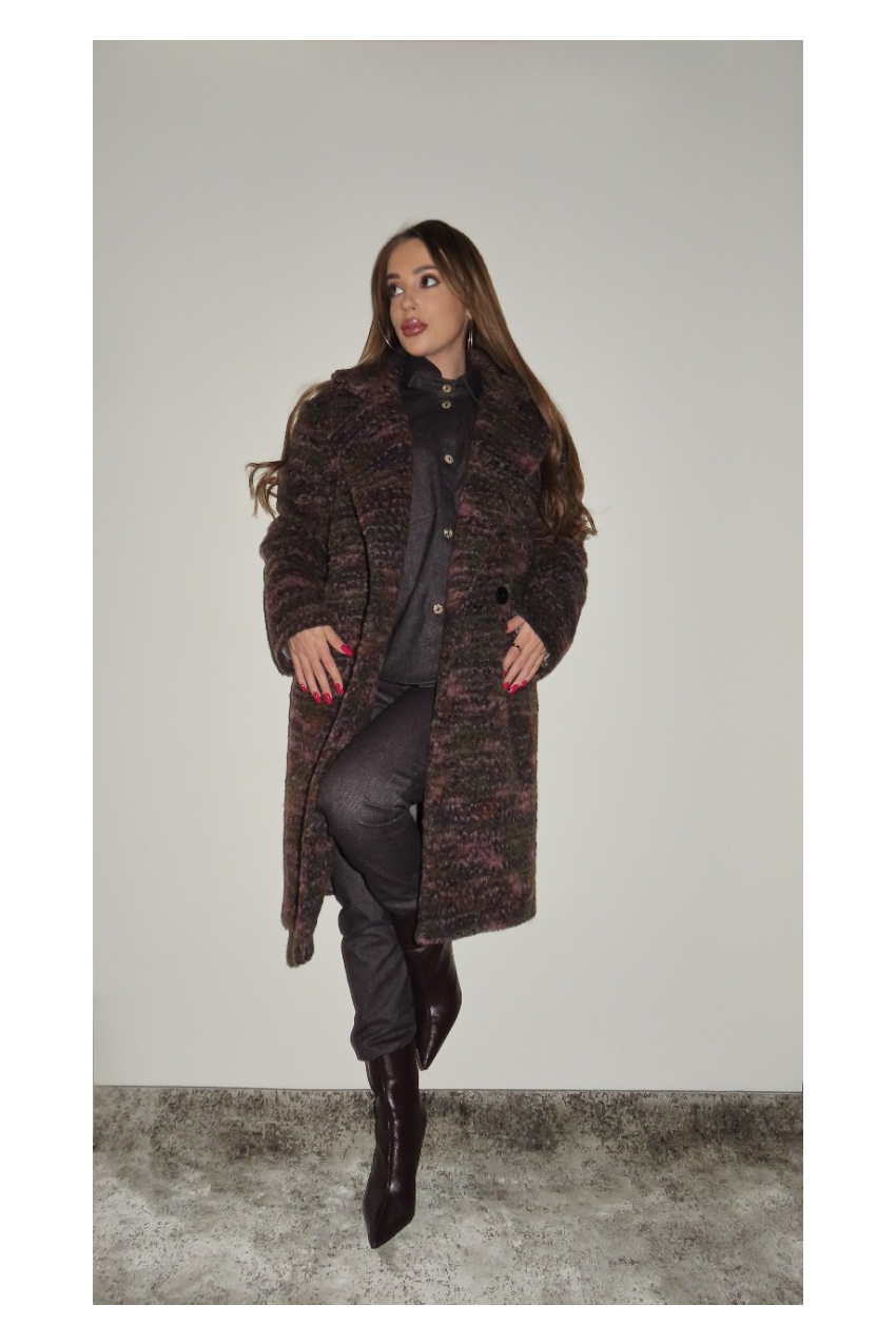 Елегантно дaмско палто Меланж