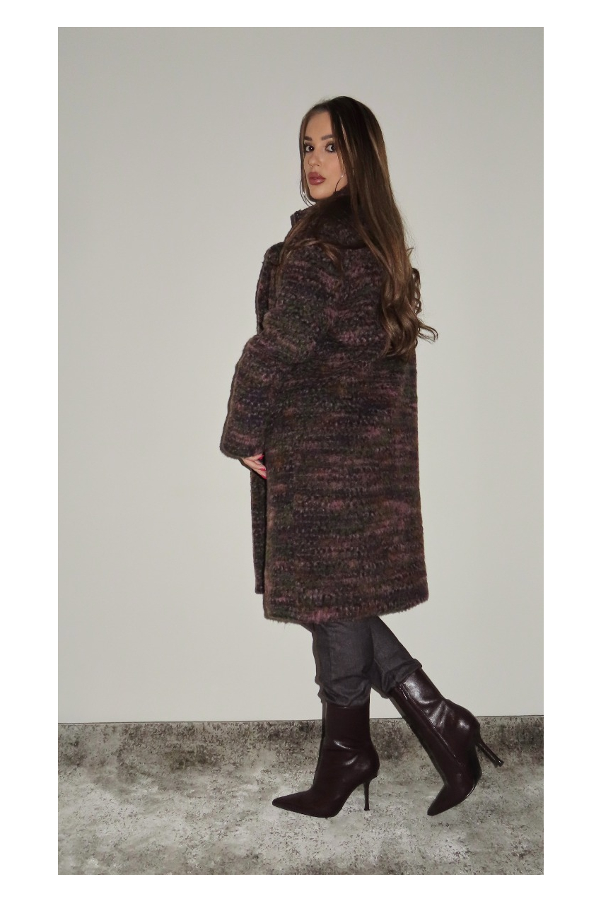 Елегантно дaмско палто Меланж