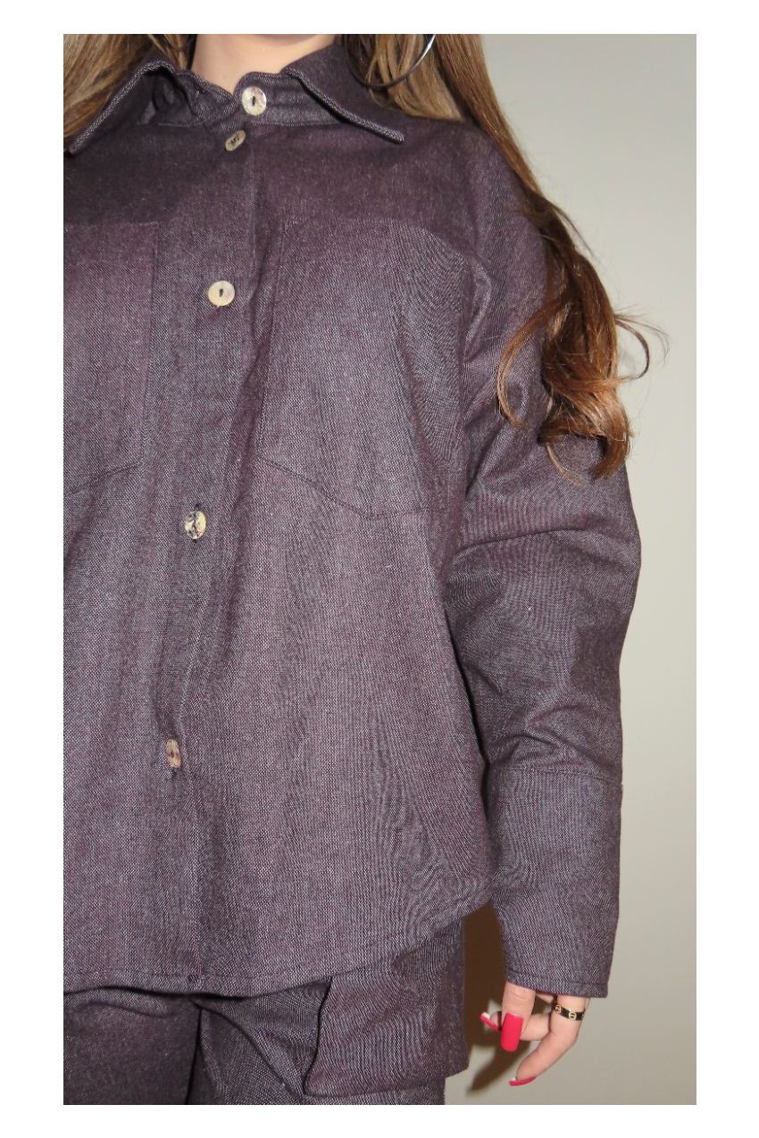 Дамски комплект с риза