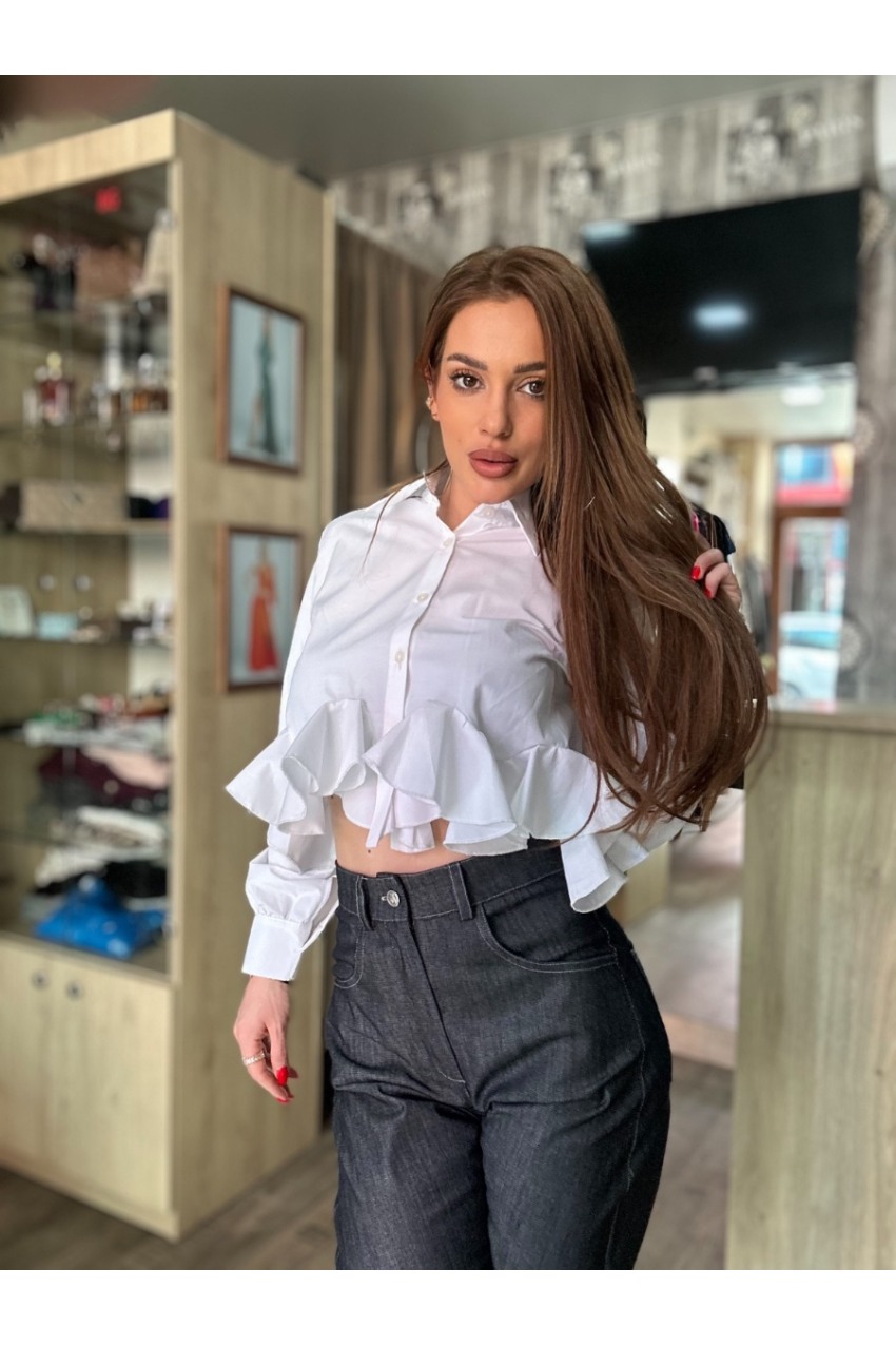 Риза с волани