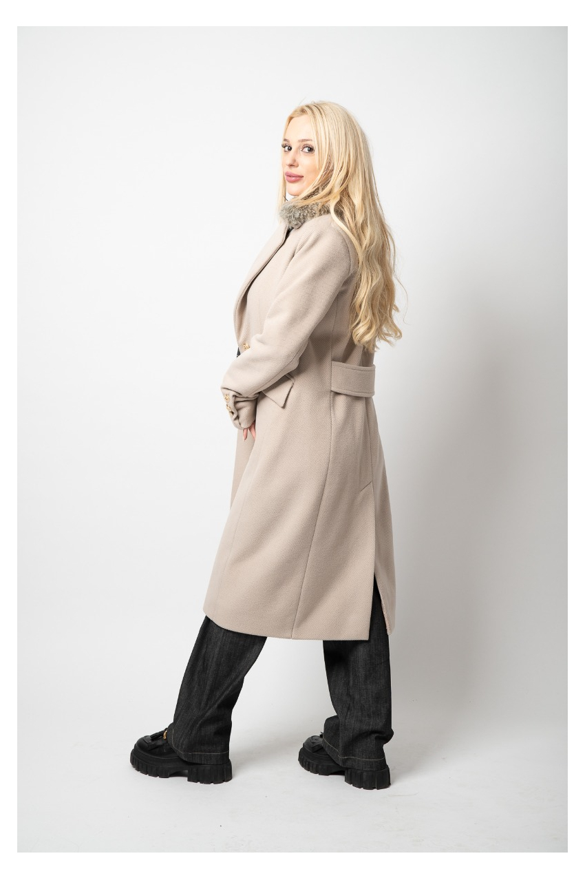 Елегантно дамско палто Бела