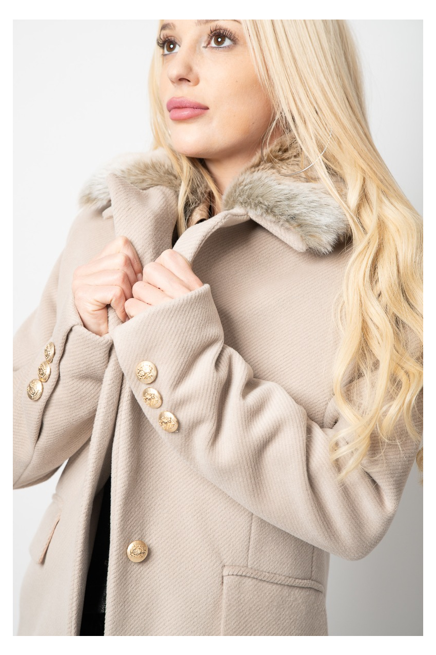 Елегантно дамско палто Бела