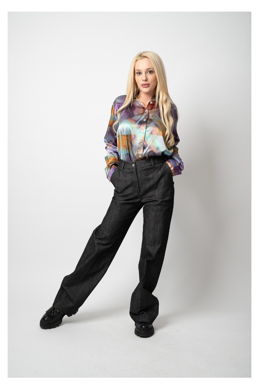 Дънков панталон Графит