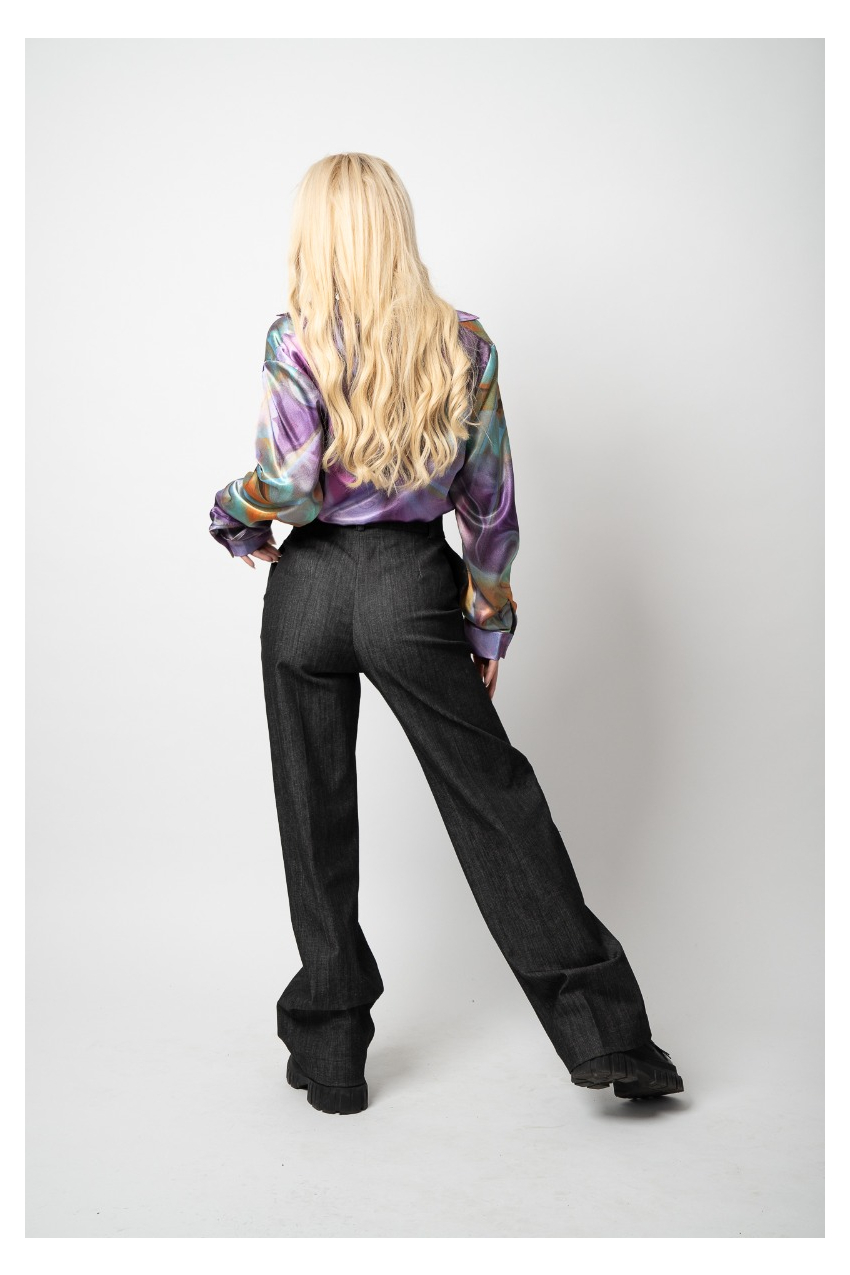 Дънков панталон Графит