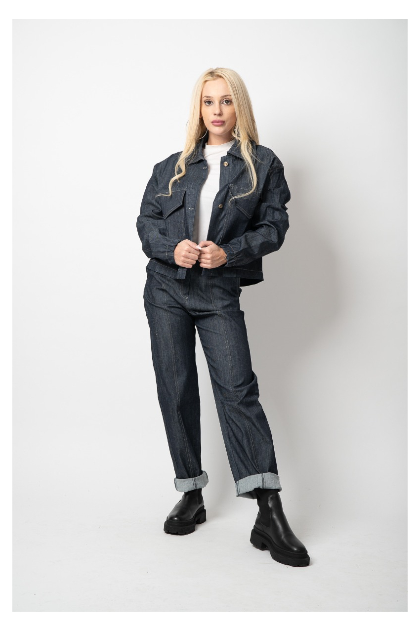 Дънков костюм Деним с яке