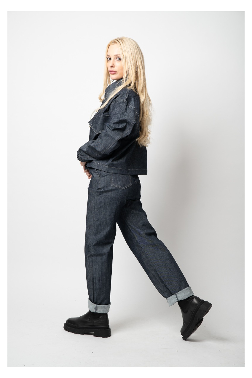 Дънков костюм Деним с яке