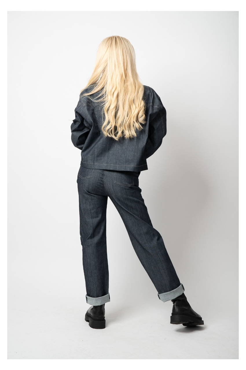 Дънков костюм Деним с яке