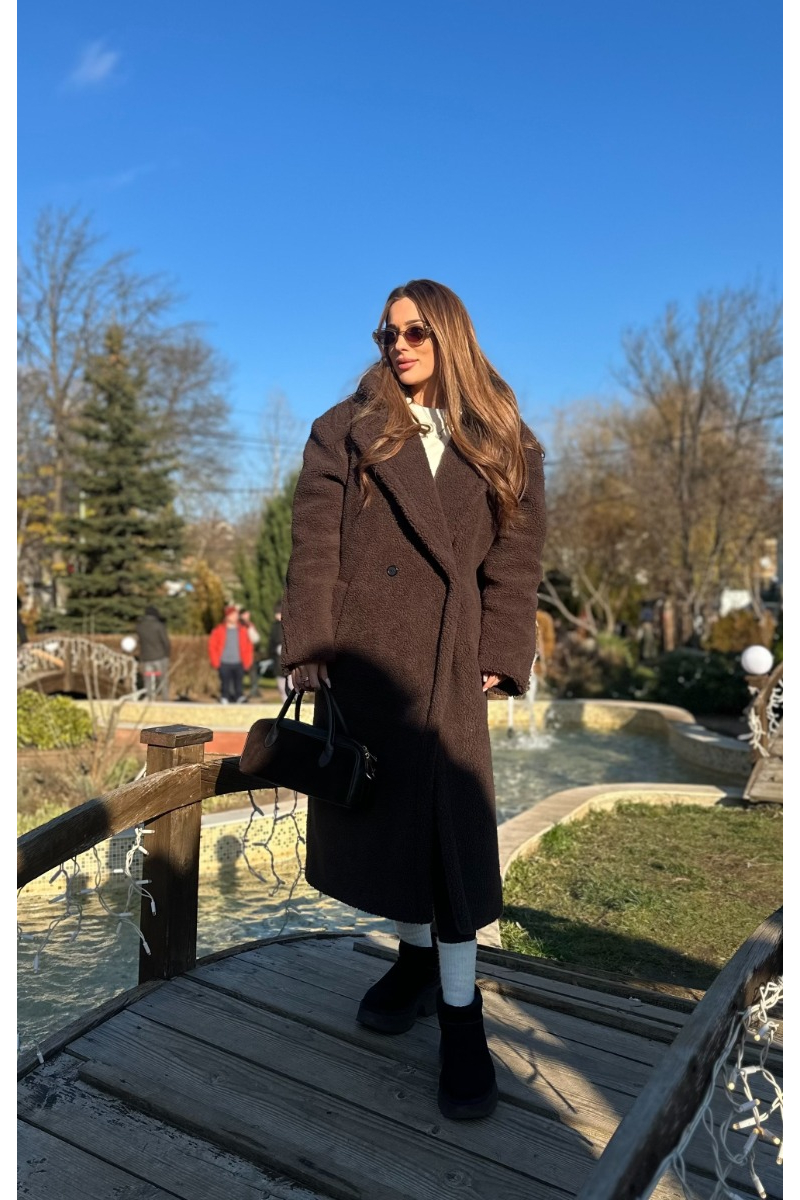 Дамско палто Какао