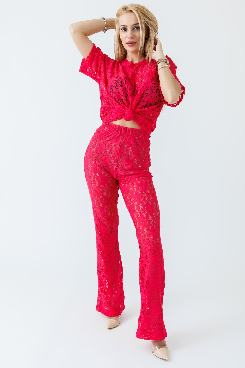 Елегантен дантелен сет Деа