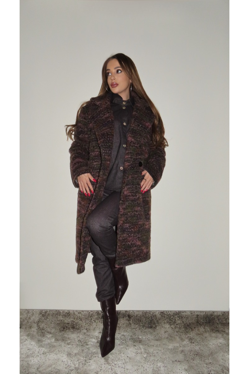 Елегантно дaмско палто Меланж