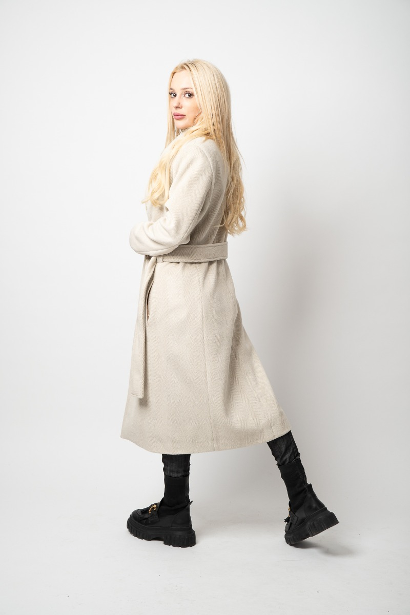 Елегантно дамско палто Айлин