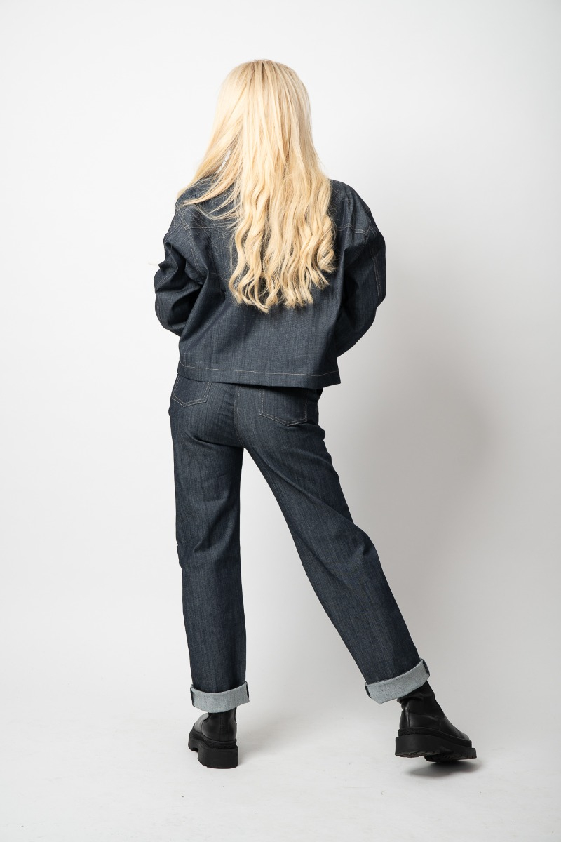 Дънков костюм Деним с яке