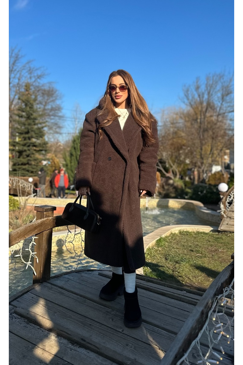 Дамско палто Какао