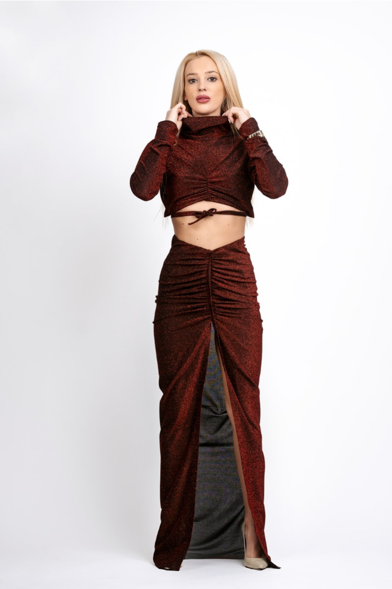 Елегантен сет бордо Елеганс