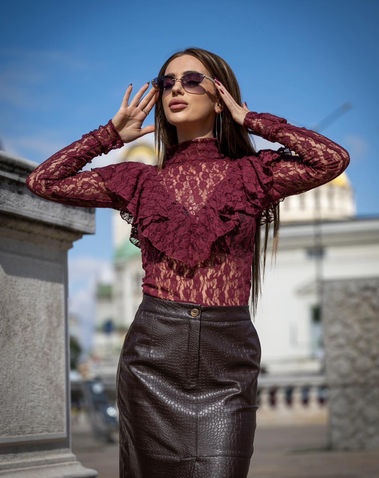 Блуза Burgundy
